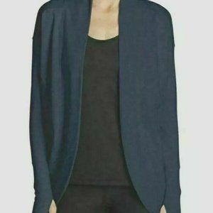 Eddie Bauer Camp Fleece Wrap Cardigan XXL Navy